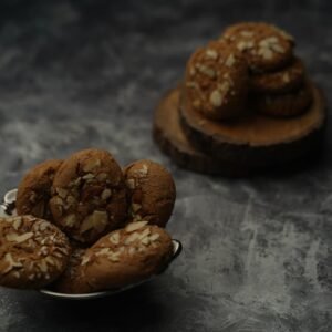 chocolate almond cookies